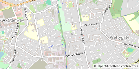 Map of Colchester, Essex