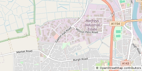 Map of Great Yarmouth, Norfolk