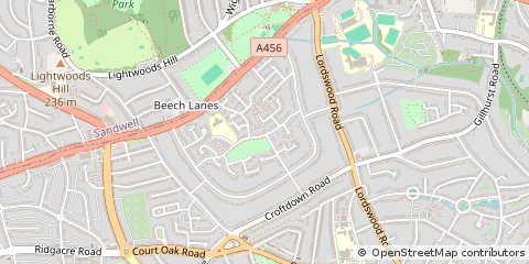 Map of Birmingham