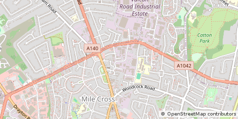 Map of Norwich, Norfolk