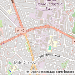 Map of Norwich, Norfolk