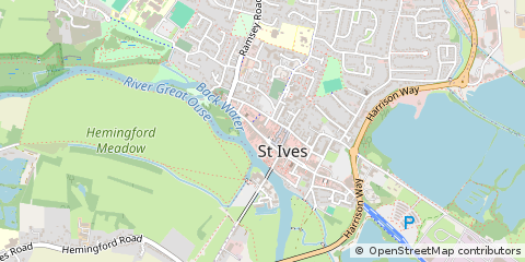 Map of ST. Ives, Cambridgeshire