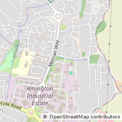 Map of Tamworth, Staffordshire