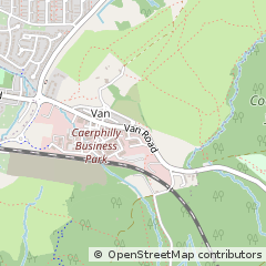 Map of Caerphilly