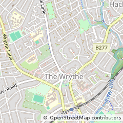 Map of Carshalton, Surrey