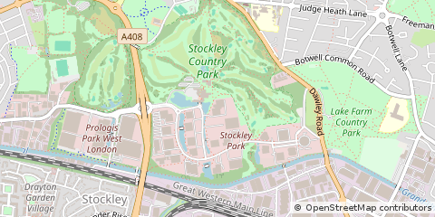 Map of Uxbridge