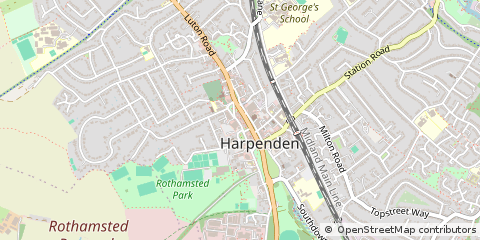 Map of Harpenden
