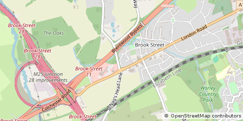 Map of Brentwood