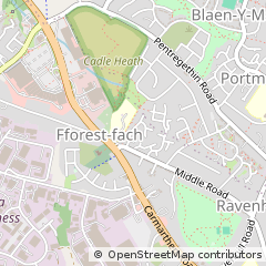 Map of Swansea, Hampshire
