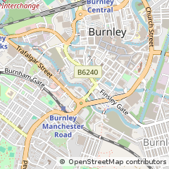 Map of Burnley