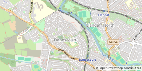 Map of Cardiff