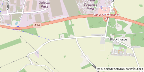 Map of Bury ST Edmunds, Suffolk