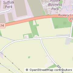 Map of Bury ST Edmunds, Suffolk