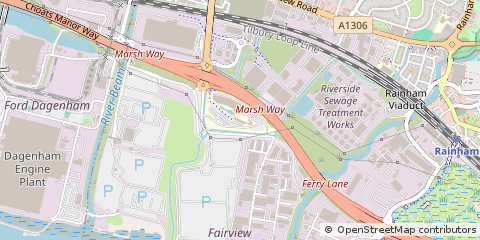 Map of Rainham