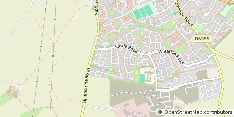 Map of East Lothian