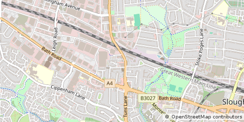 Map of Slough