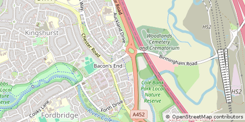 Map of Birmingham
