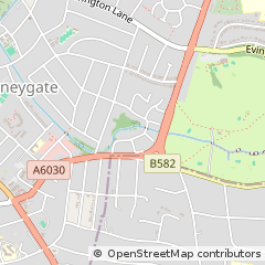 Map of Leicester