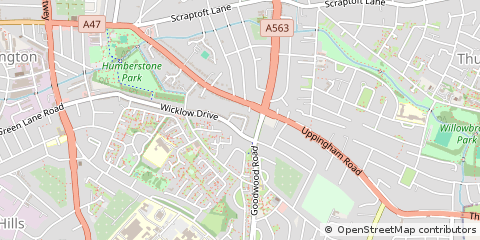 Map of Leicester