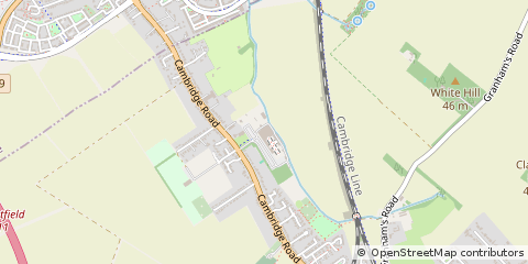Map of Cambridge, Cambridgeshire