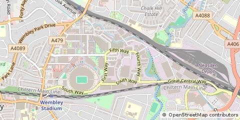 Map of Wembley