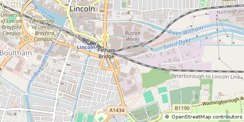 Map of Lincoln