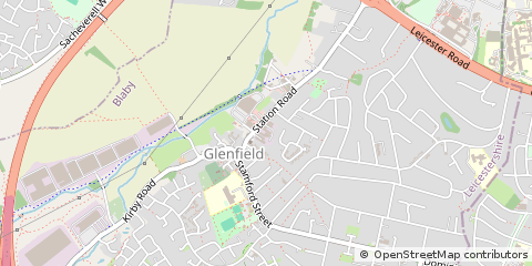 Map of Leicester