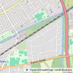Map of West Byfleet, Surrey