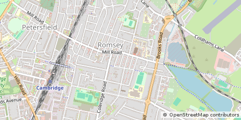 Map of Cambridge, Cambridgeshire