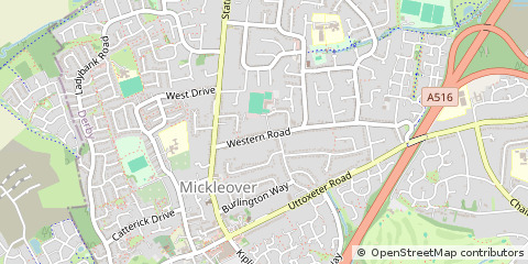 Map of Derby, Derbyshire
