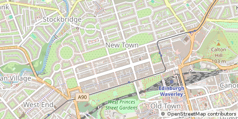 Map of Edinburgh