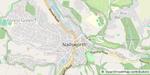 Map of Stroud, Gloucestershire