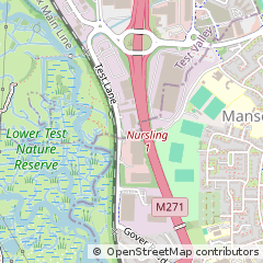Map of Southampton, Hampshire