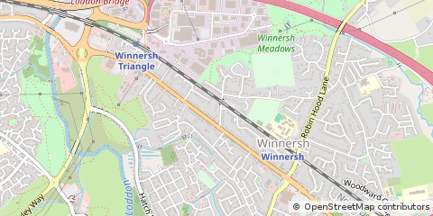 Map of Wokingham