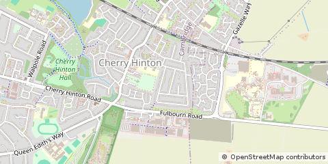 Map of Cambridge, Cambridgeshire