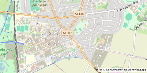 Map of Cambridge, Cambridgeshire