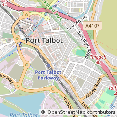 Map of Port Talbot