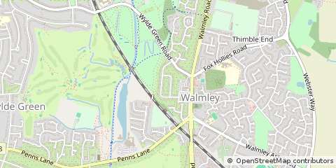 Map of Sutton Coldfield