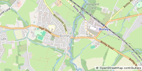 Map of Botley, Hampshire
