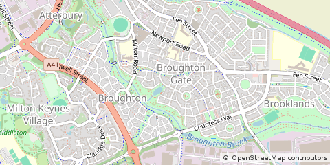 Map of Milton Keynes
