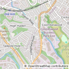Map of Halesowen, West Midlands