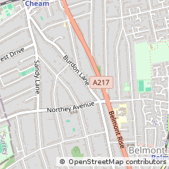 Map of Sutton