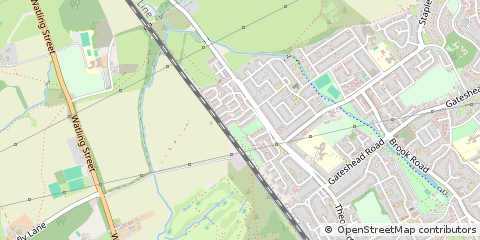 Map of Borehamwood, Hertfordshire