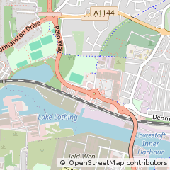 Map of Lowestoft, Suffolk