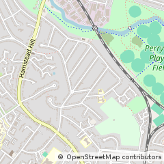 Map of Birmingham, West Midlands