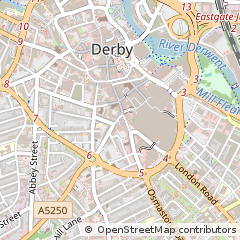 Map of Derby, Derbyshire