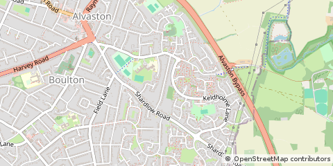 Map of Derby, Derbyshire