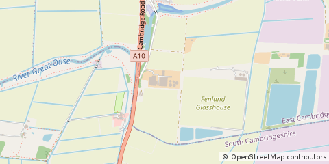 Map of Chittering, Cambridgeshire