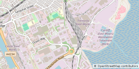 Map of Cardiff