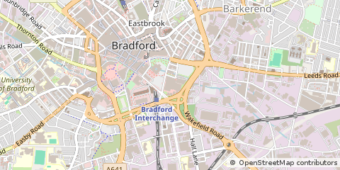 Map of Bradford